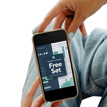 Person holding a smartphone with a financial app on the screen, wearing a gray hoodie.